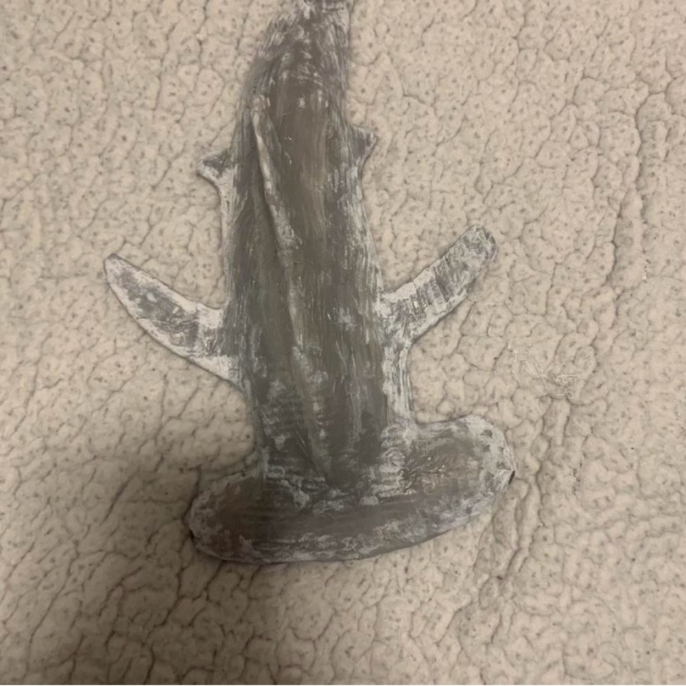 Gray Shark Sculpture